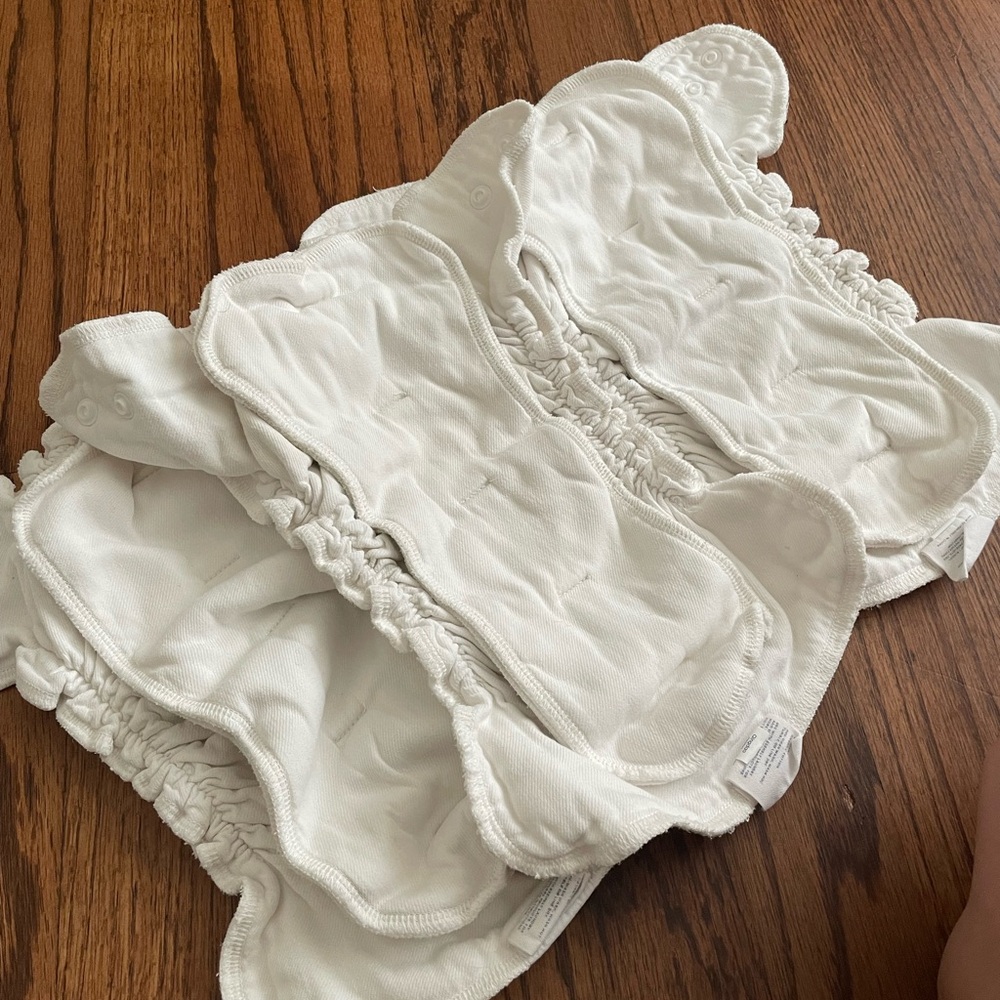 Esembly size 1  inners White Kids Cloth Diapers